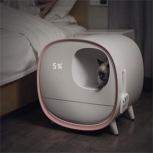 Extra Large Smart Litter Box: Deodorizing and Splash-Proof Design