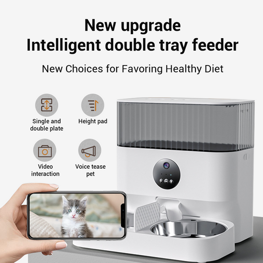 New Automatic Pet Feeder: Timed Cat and Dog Food Dispenser for Self-Feeding Convenience