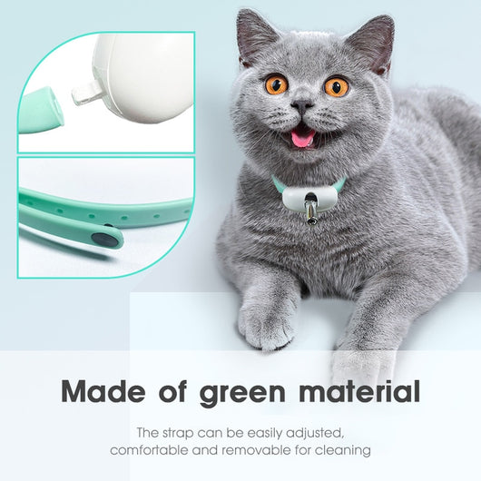 Smart Laser Teasing Cat Collar: Automatic Electric Cat Toy for Interactive Training and Amusing Playtime, USB Charging