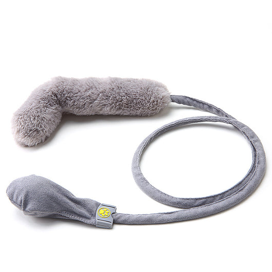 Interactive Plush Cat Fish Toy: Pet Airbag Teaser for Playful Fun with Mint Scent