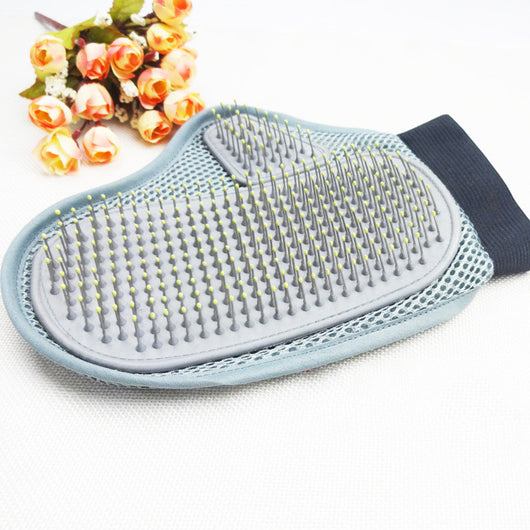 Pet Bathing Gloves - 2-in-1 Shower and Massage Brush for Dogs and Cats