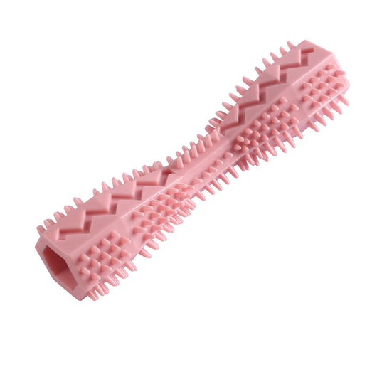 Chewable Dog Toothbrush Toy for Teeth Cleaning and Anxiety Reduction - Durable TPR Material, Interactive Design, Easy to Clean