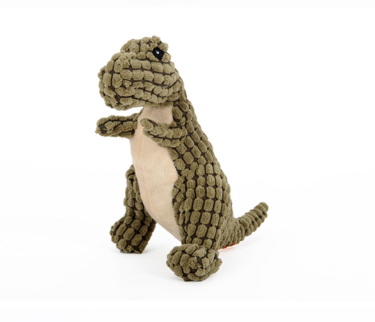 Dinosaur Plush Toy for Large Dogs - Interactive and Chewable