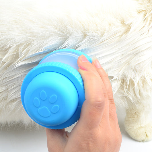 Silicone Pet Bath Brush and Massager for Grooming and Cleaning