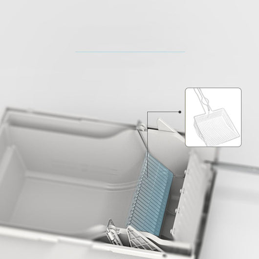 Semi-Automatic Deodorizing Cat Litter Box - Semi-Enclosed Design for Pets