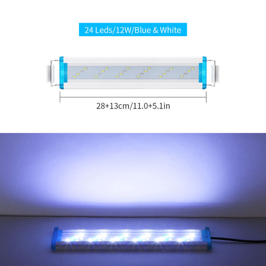 Ultra-thin Aquarium Light Blue and White Light