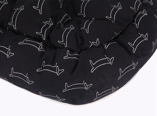 Cozy and Fluffy Round Dog Bed
