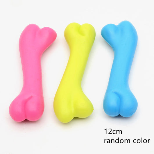 High-Quality Rubber Pet Toy for Dogs - Bone Shaped Bite Resistant Chew Toy