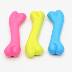 High-Quality Rubber Pet Toy for Dogs - Bone Shaped Bite Resistant Chew Toy