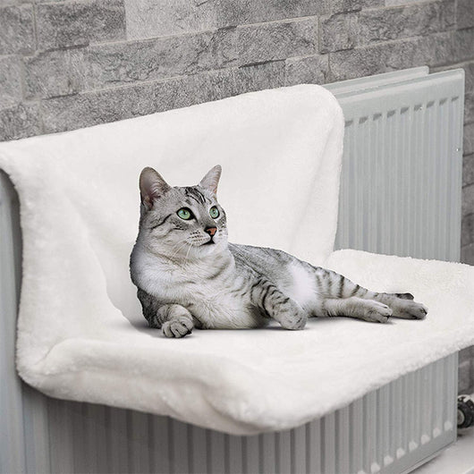 Iron Frame Cat Bed Shelf for Radiator or Wall Mounting