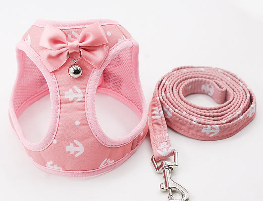 Cat Harness and Leash Set, Soft and Comfortable Chest Harness for Cats