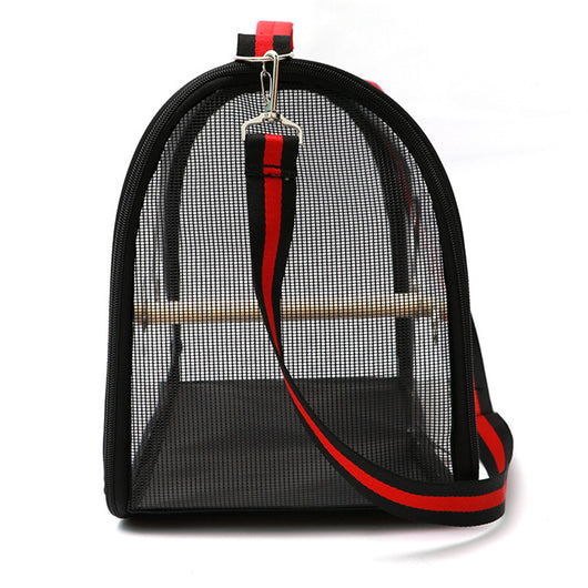 Transparent PVC Bird Cage with Mesh Design