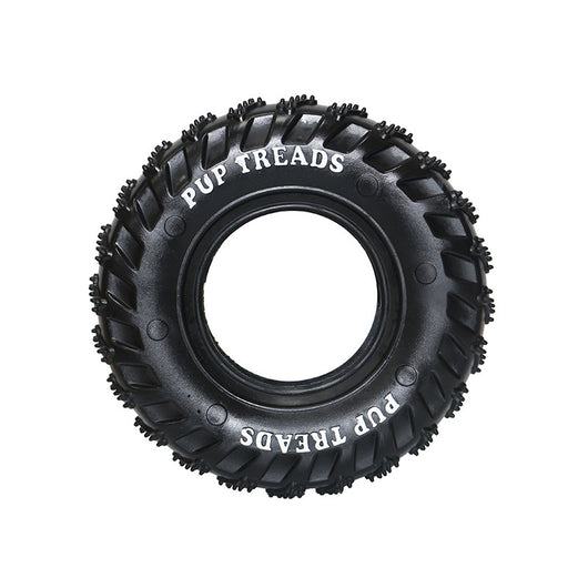 Rubber Dog Toy Tire Molar Ring - Bite Resistant and Teeth Cleaning