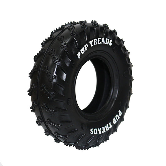 Rubber Dog Toy Tire Molar Ring - Bite Resistant and Teeth Cleaning