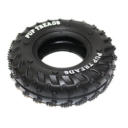 Rubber Dog Toy Tire Molar Ring - Bite Resistant and Teeth Cleaning