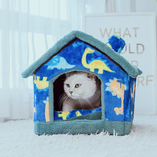 Stylish Pet House for Dogs and Cats - Perfect for Any Season