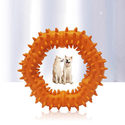 Durable Rubber Ring Molar Toy for Small and Medium-Sized Dogs