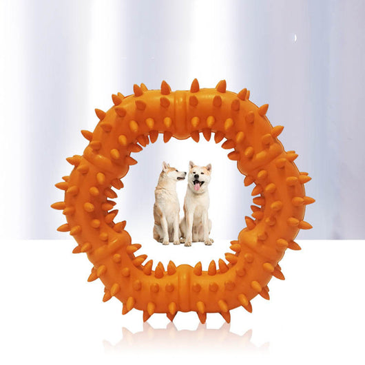 Durable Rubber Ring Molar Toy for Small and Medium-Sized Dogs