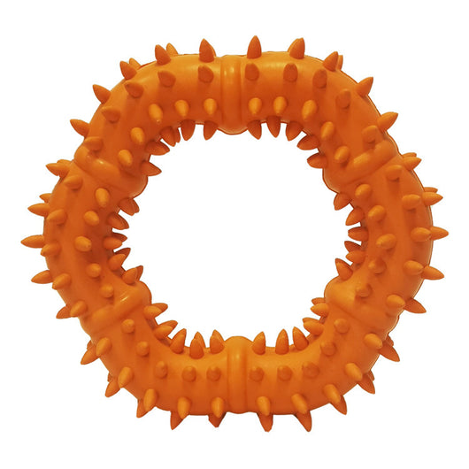 Durable Rubber Ring Molar Toy for Small and Medium-Sized Dogs