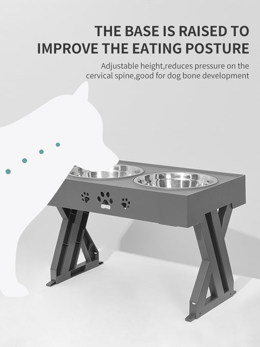 Folding Stainless Steel Pet Bowl - Perfect for On-the-Go Feeding