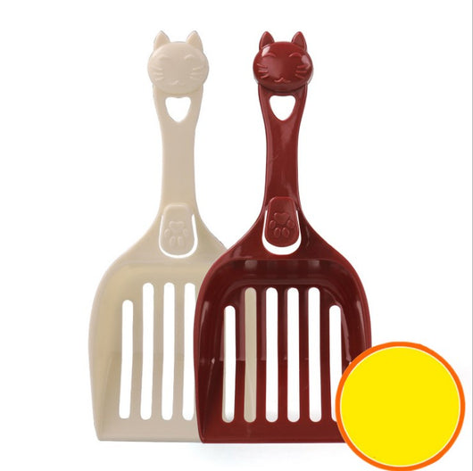 š¾ Plastic Cat Litter Shovel with Cat Head Design š¾