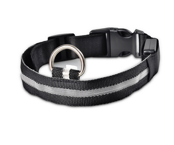 Adjustable Luminous LED Collar and Leash Set for Nighttime Safety of Dogs and Cats