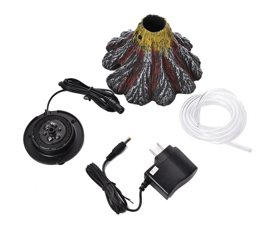 Aquarium Volcano Decoration, Artificial Resin Landscape
