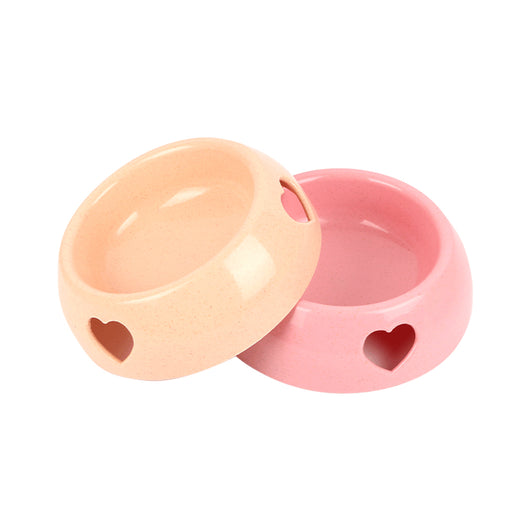 Colorful Plastic Pet Bowls - Anti-skid and Leakproof Dog and Cat Food and Water Bowls