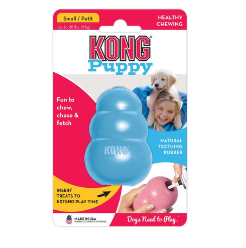 KONG Golden Retriever Gourd-Shaped Bite-Resistant Rubber Dog Toy