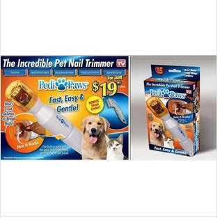 Electric Pet Nail Trimmer for Dogs and Cats, Professional Nail Clippers with Sandpaper
