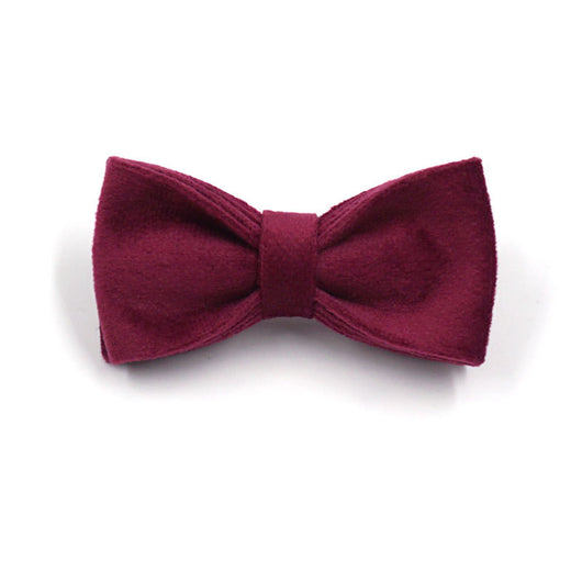 Burgundy Velvet Pet Collar for Dogs - Soft and Comfortable