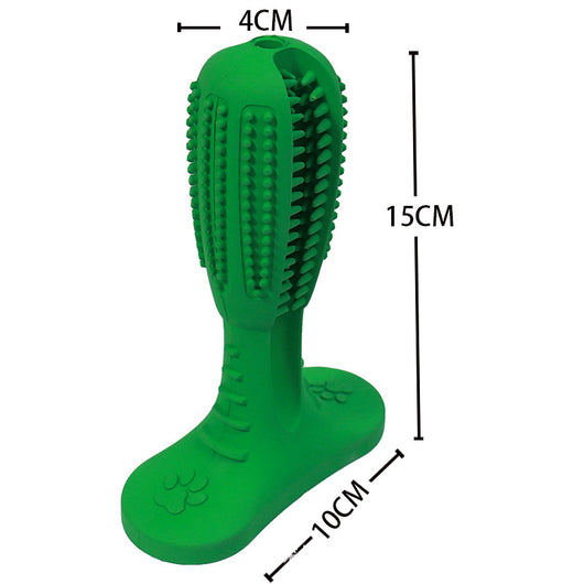 Bite-Resistant Dog Toothbrush and Molar Toy