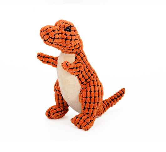 Dinosaur Plush Toy for Large Dogs - Interactive and Chewable