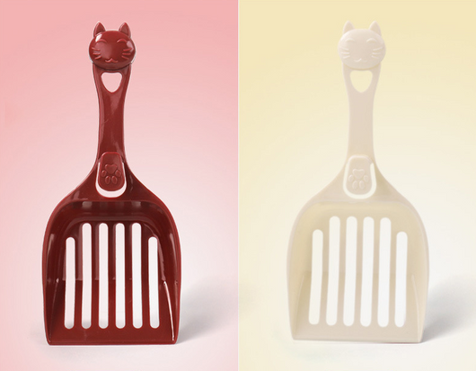 š¾ Plastic Cat Litter Shovel with Cat Head Design š¾