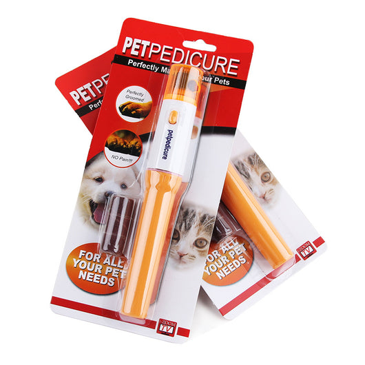 Electric Pet Nail Trimmer for Dogs and Cats, Professional Nail Clippers with Sandpaper