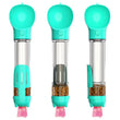 Leak-Proof, 3-in-1 Portable Pet Water Bottle, Food Feeder, and Poop Dispenser for Cats and Dogs