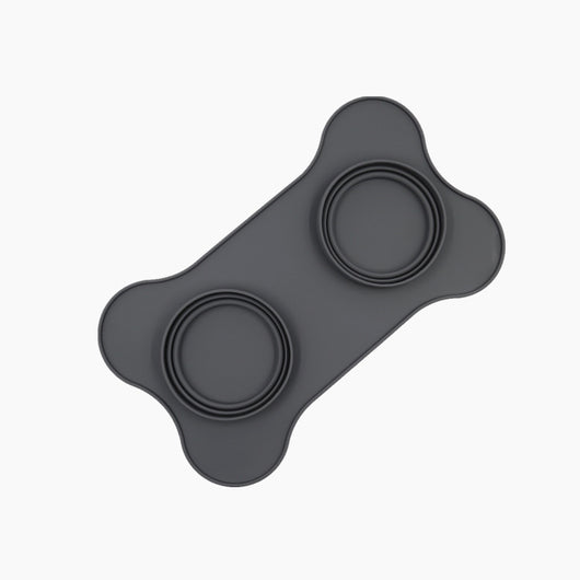 Foldable Silicone Dog Bowl - Perfect for On-The-Go Adventures!  ๐พ
