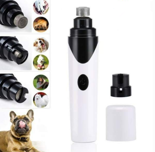 Electric Pet Nail Grinder with Low Vibration and Noise for Dogs and Cats