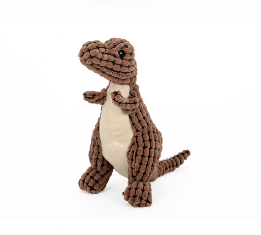 Dinosaur Plush Toy for Large Dogs - Interactive and Chewable