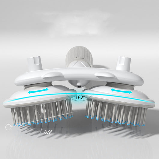 Dual-Headed Pet Hair Remover with Negative Ion Technology for Cats and Dogs