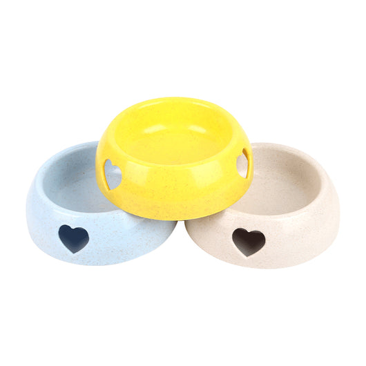 Colorful Plastic Pet Bowls - Anti-skid and Leakproof Dog and Cat Food and Water Bowls