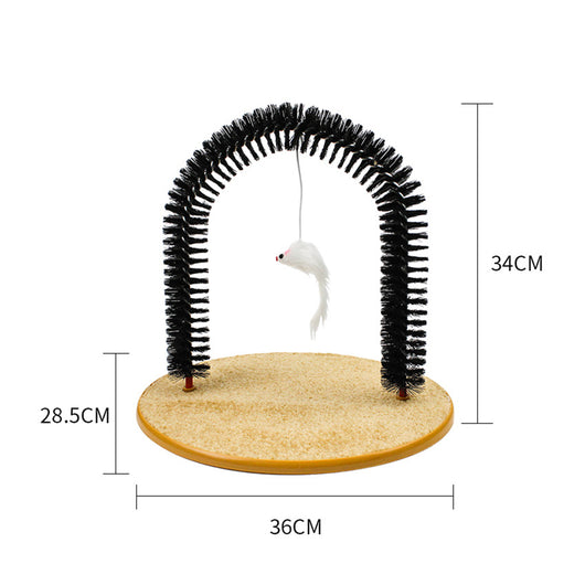 Cat Scratcher Arch Type Massage Brush Anti-itch Toy