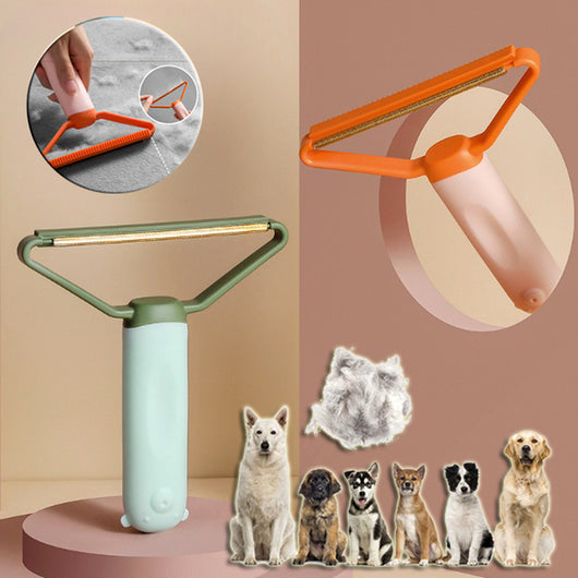 Double-Sided Pet Hair Remover Comb for Cats and Dogs - Dematting and Shaving for Sofa, Clothes, and Lint Rollers - Cleaning Brush and Removal Mitts for Grooming