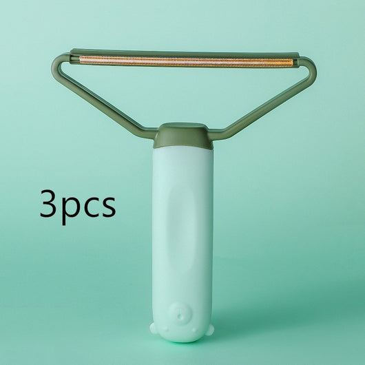 Double-Sided Pet Hair Remover Comb for Cats and Dogs - Dematting and Shaving for Sofa, Clothes, and Lint Rollers - Cleaning Brush and Removal Mitts for Grooming