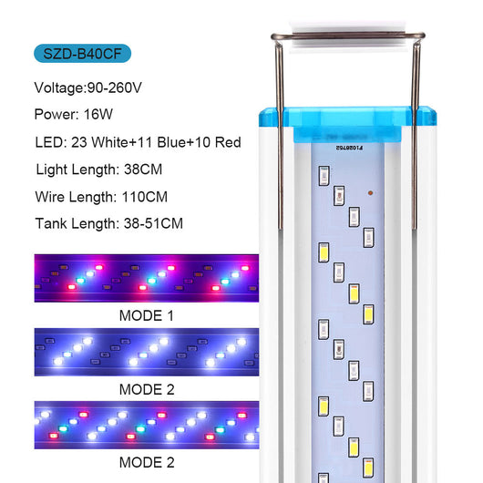 Brighten Up Your Aquarium with This Ultra-thin, Three-color Adjustable Light