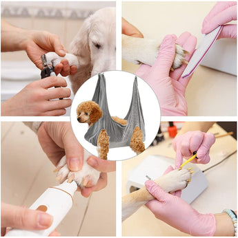 Multifunctional Grooming Hammock for Bathing, Trimming Nails, and Grooming