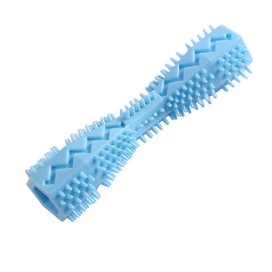 Chewable Dog Toothbrush Toy for Teeth Cleaning and Anxiety Reduction - Durable TPR Material, Interactive Design, Easy to Clean