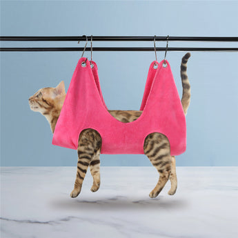 Multifunctional Grooming Hammock for Bathing, Trimming Nails, and Grooming