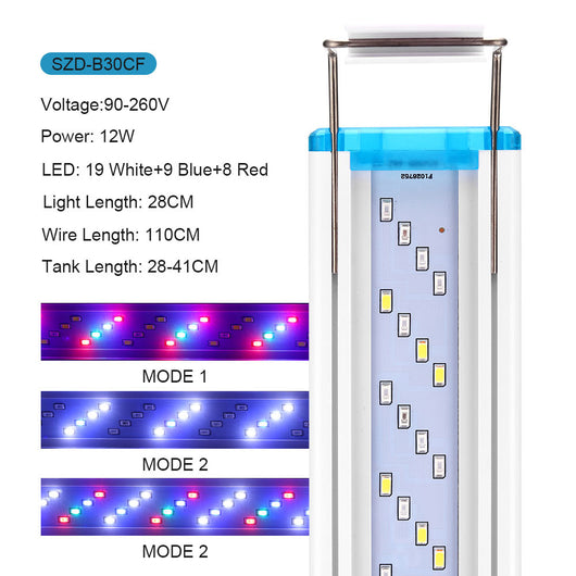 Brighten Up Your Aquarium with This Ultra-thin, Three-color Adjustable Light