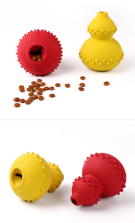 Pet Toy for Smart Playtime: Natural Rubber Ball for Biting and Teeth Grinding🦴